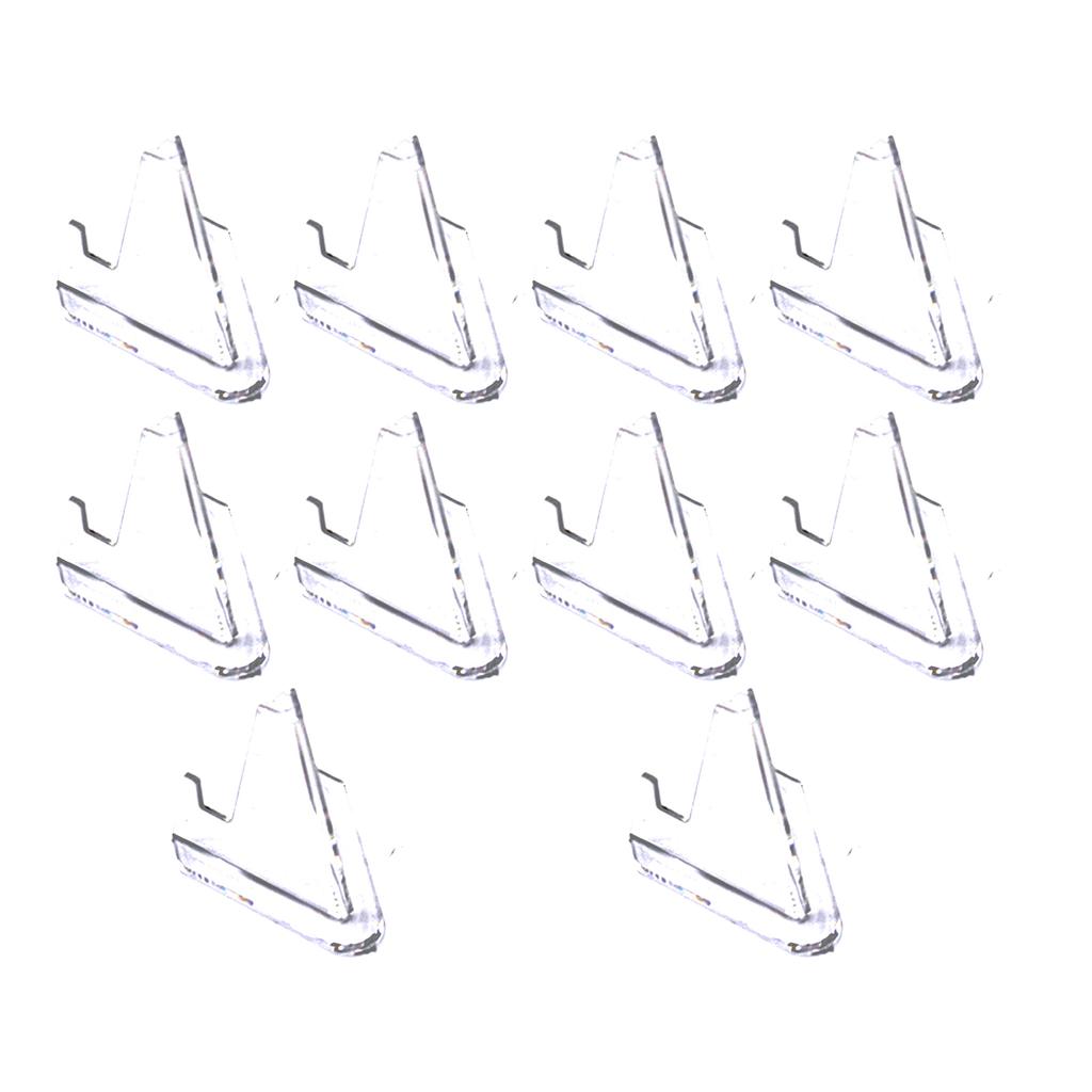 Clear Acrylic Commemorative Coin Display Stand Transparent Triangle Display Stand Desktop Storage Stand Counter Display Rack