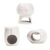 Ceramic Essential Oil Burners, Scente Wax Melt Burners with Candle Holder