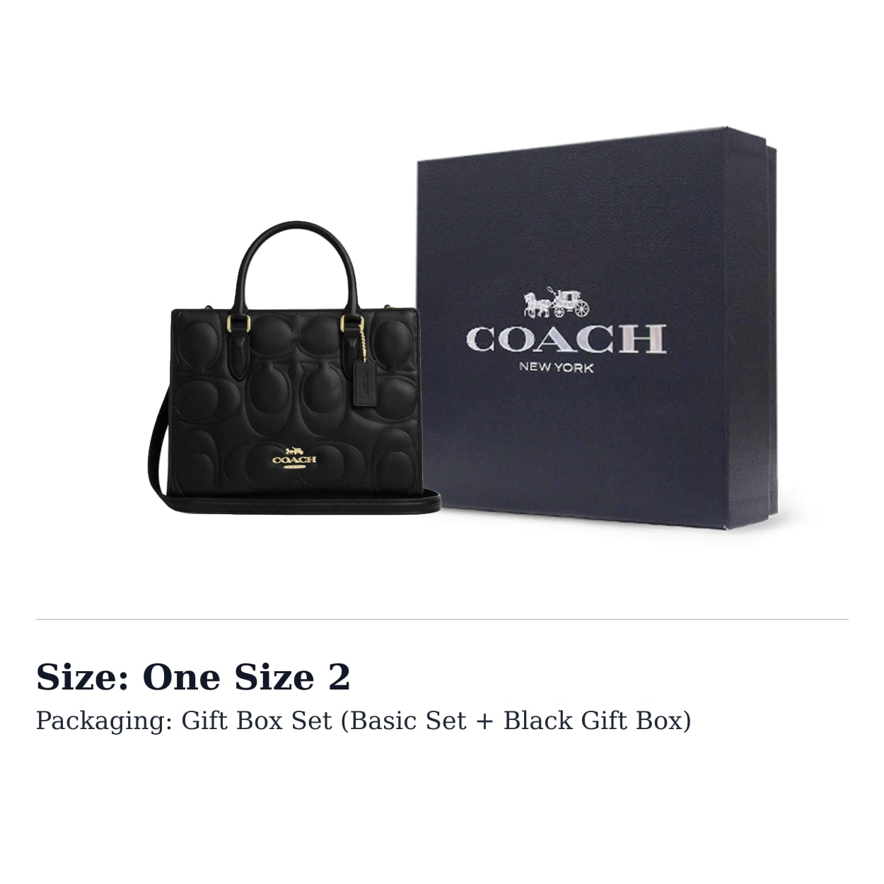 COACH Maggie gludas ādas tote soma