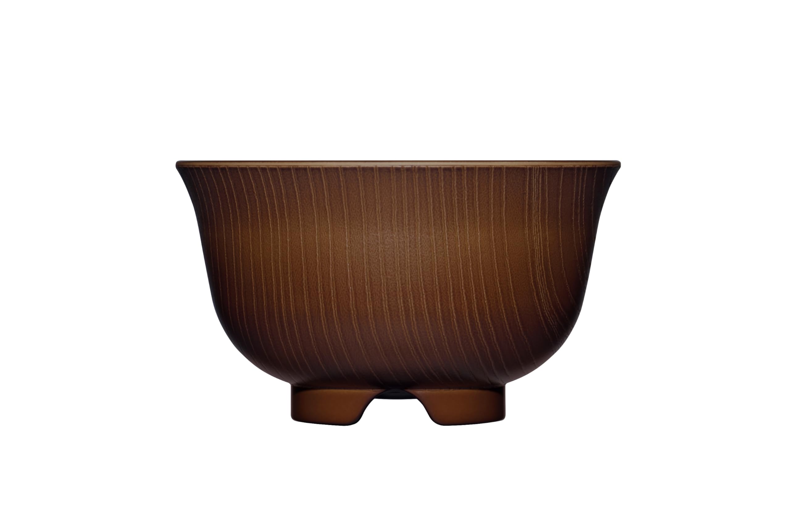 WACCU Soup Bowls of Dishwasher Yamanaka with and Zelkova Wood Grain (Set 2, Engraved) - Durable, Safe, Lacquerware, Drainer, Design.