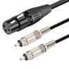 Ipovoq XLR To RCA Converter Cable, RCA To XLR Converter Cable, Pin Plug To Canon Converter, 1M Canon Converter Phone Microphone Cord, Pin Plug