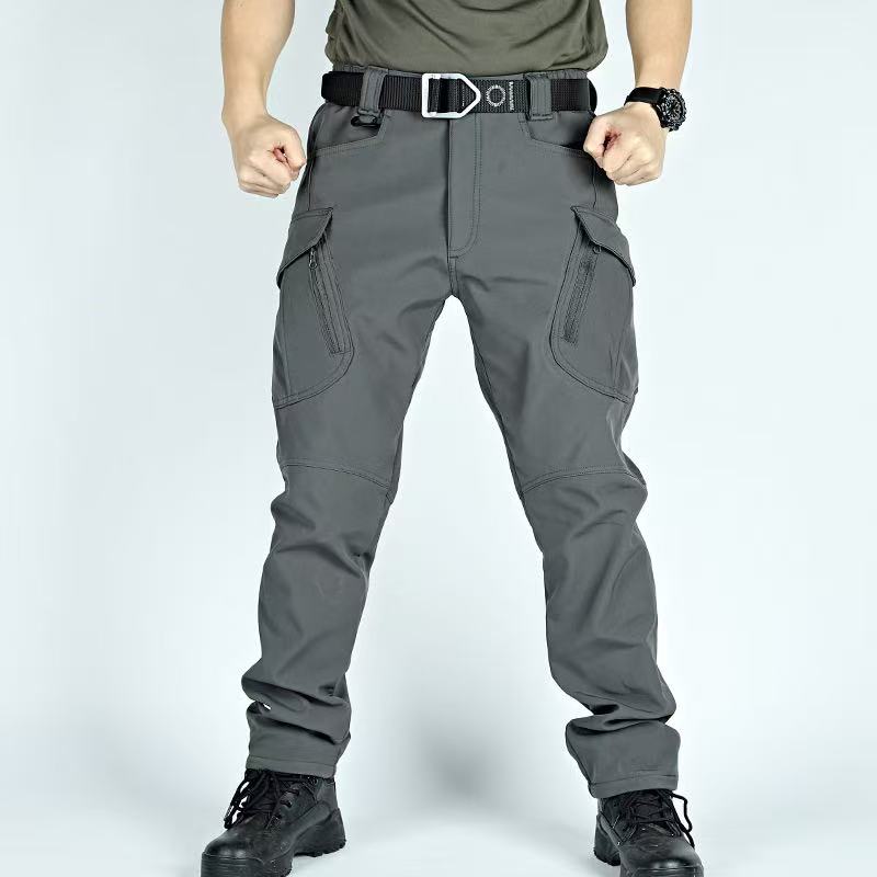 Men City Cargo Softshell Elastic Hiking Trekking Climbing Camping Outdoor Hunting Trousers Spring Autumn Fall Fast Dry Pants 5XL