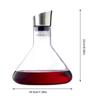 Wine Decanter Built-in Aerator Pourer Wine Carafe Red Wine Decanter Hand-blown Crystal Glass Wine Accessories Decanters 1500ML