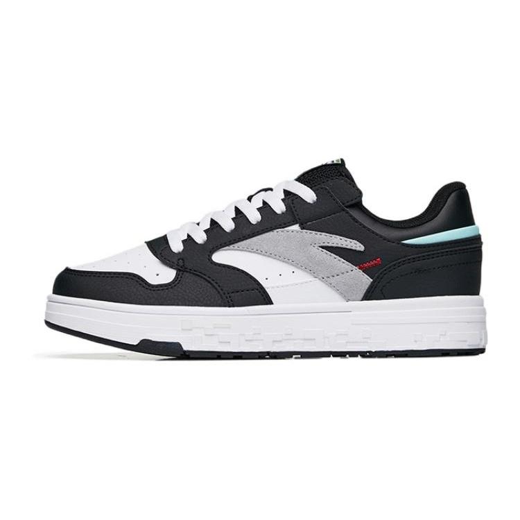 (GS) ANTA Street Naughty Low Black Grey White Kids 312238002-3 EU 35