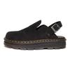 DR. Martens Zebzag Wildleder Casual Slingback Plateau Pantolette Schwarz Unisex Sneaker 31657001