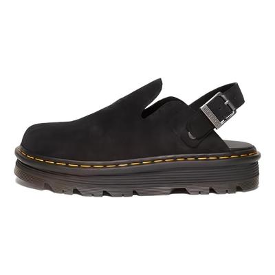 Zebzag Suede Casual Slingback Piattaforma Sabot Sneakers Unisex Nero 31657001