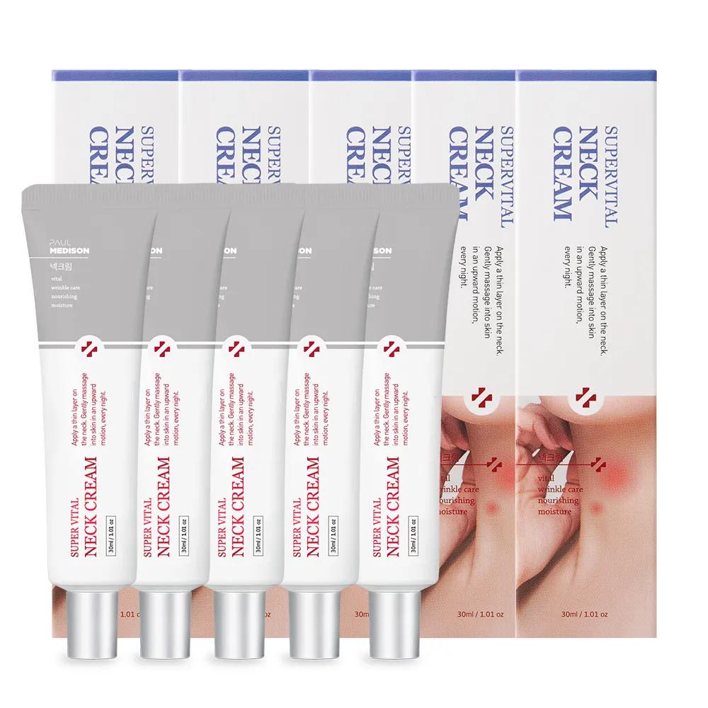 PAUL MEDISON Super Vital Anti-Wrinkle Neck Cream, 30ml, 5 pieces