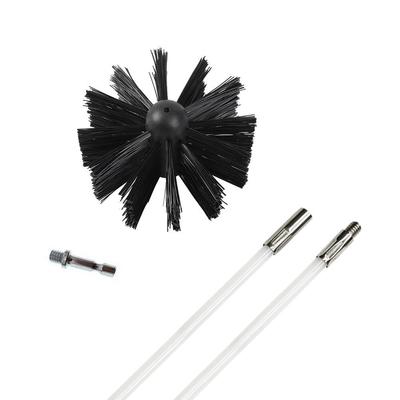 NeckGeart Cleaning Brush Brush Head 6pcs X 410mm Long Pole 1pc 100mm Brush Head 1pc Hexagonal Shaft + +