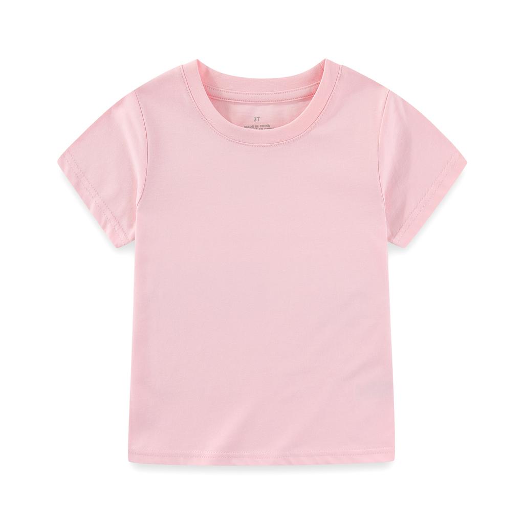 KIDDIEZOOM Modisches und bequemes kurzärmeliges T-Shirt für Säuglinge und Kleinkinder, Jungen und Mädchen, 100 % reine Baumwolle, weiche Neugeborenenkleidung