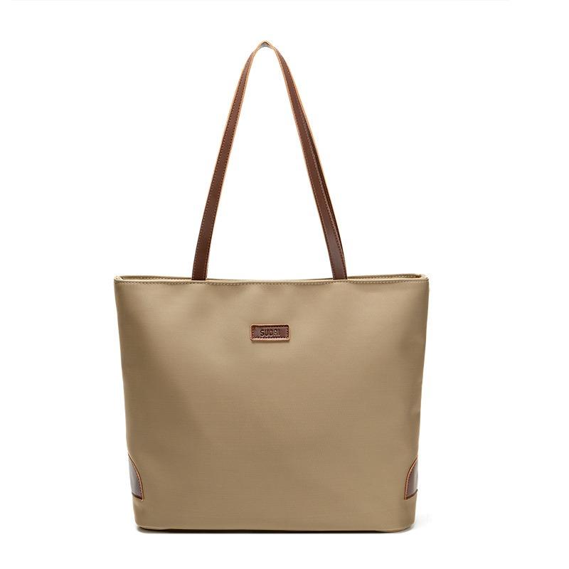 Oxford Tote Bag Women's Large Capacity Shoulder Bag Fashion Shopping Top Handle Zipper Handbag