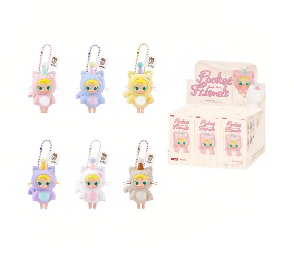 POP MART Baby Molly Pocket Friends Series – Soft Vinyl Blind Box (Single Box / Full Set of 6)