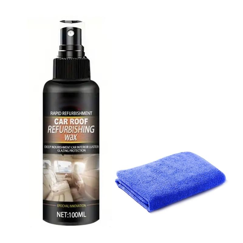 

Multipurpose Auto Interior Cleaner Sprayer 100ml for Leather Flannel Woven Fabric No Rinse Needed Headliners Stain Remov 1