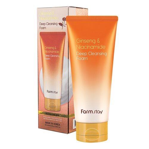 Farmstay Ginseng & Niacinamide Deep Cleansing Foam 180ml_631652