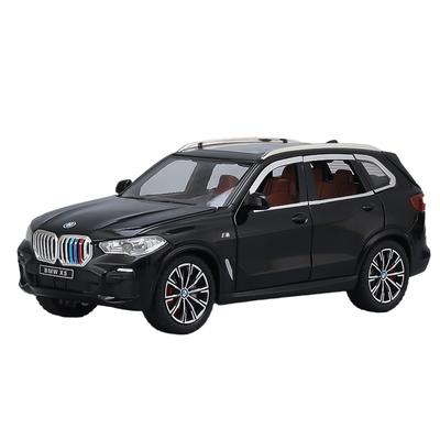 1/24 BMW X5 דגם מתכת יצוק סגסוגת רכב שטח סדרת קול ואור צעצוע לילדים מתנה לילדים מתנת יום הולדת קישוט תצוגה טרנדי