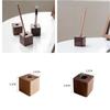 Nordic Black Walnut Solid Wood Pen Holder Creative Log Storage Box For Living Room Study Desk Office Decor
