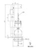 LIXIL INAX Large/Small Switching Float Valve TF-2820C