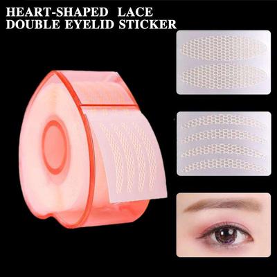 Natural Eyelid Patch  Heart Shaped Water Adhesive Lace Double Eyelid Patch  Skin Friendly Texture  Natural And Breathable Makeup
