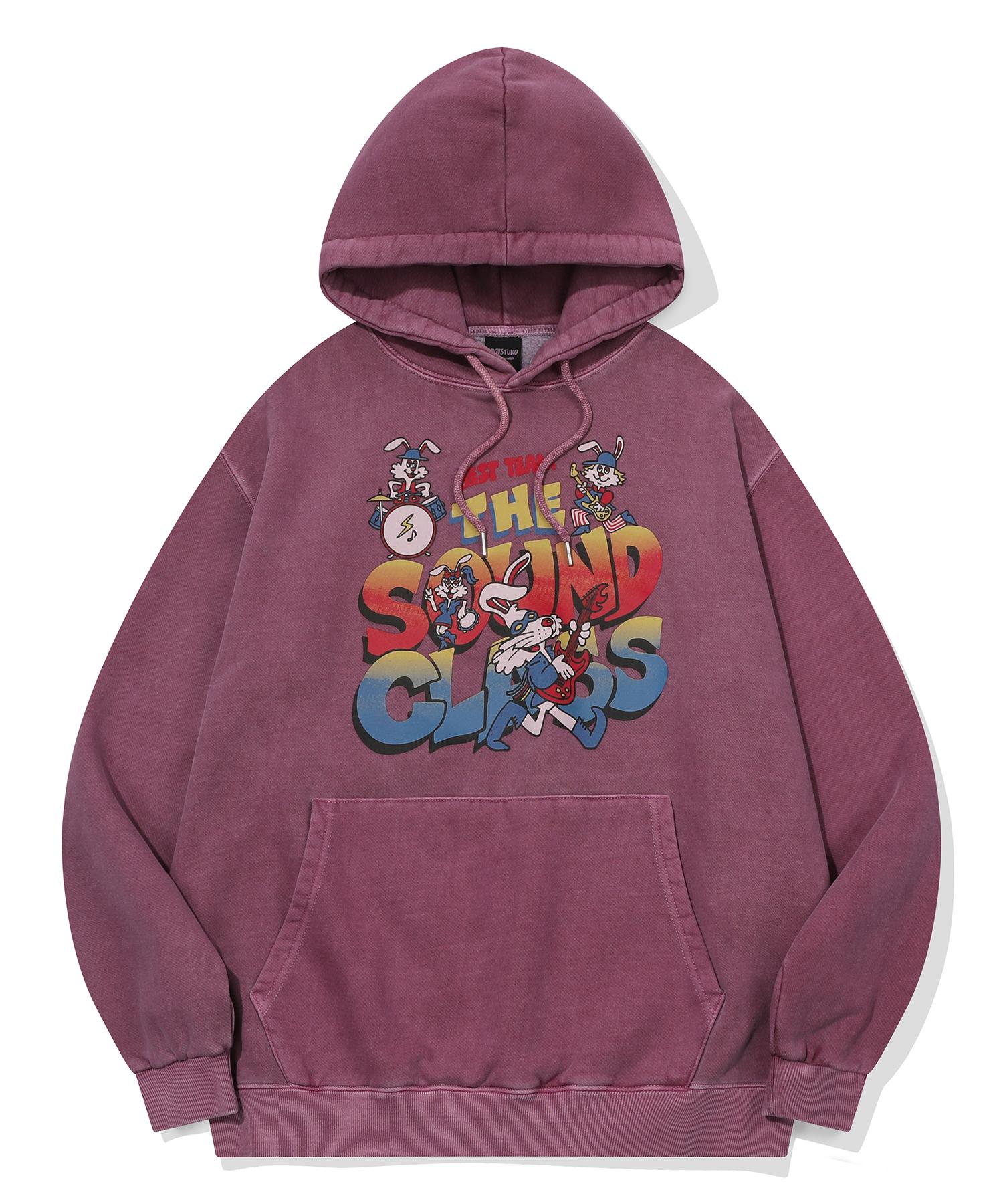 Compagno Soundcloud Pigment Hoodie Dusty Pink Dusty Pink/L