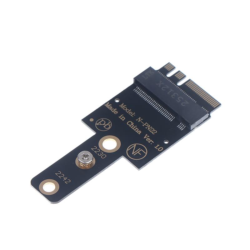 M.2 A+E To Nvme Ssds Adapters M.2 Wifi Interfaces A+E To M Pcie4.0 Risers Card With Bracket For 2230 Nvme Ssds