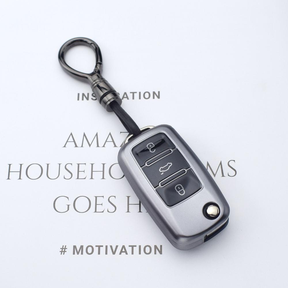 3 Buttons Car Key Case for VW Golf Jetta POLO for Skoda Yeti Superb Rapid Octavia for SEAT Leon Ibiza TPU Key Cover
