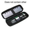 Estojo Preto Rígido para Canetas Estilo Minimalista Estojo para Lápis Estojo de Malha para Fones de Ouvido Organizador de Pincéis de Maquiagem Estojo com Zíper para Lápis Material Escolar