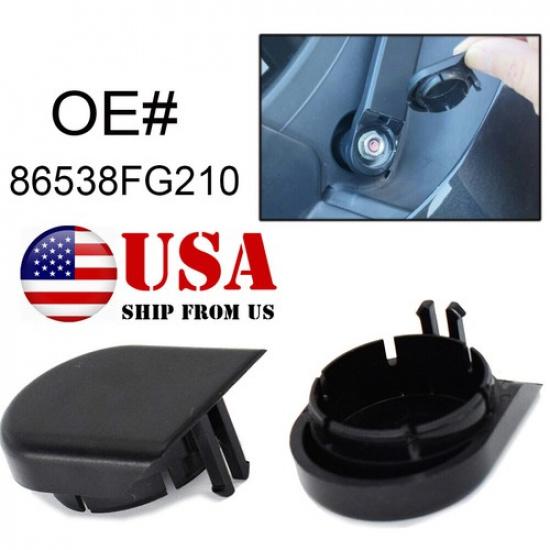 

2Pcs Windshield Wiper Arm Nut Bolt Cover For Mazda 6 RX8 CX-9 TC CX-5 CX-7 5 Car
