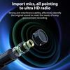 Wireless Lavalier Microphone System Dual Microphone Noise Reduction  Built in DSP Chip 2.4GHz Wireless Transmission