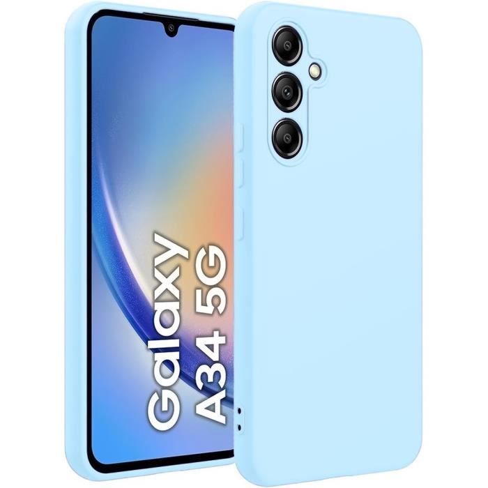 Coque - BOOLING - pour Samsung Galaxy A34 5G - Ultra Slim - Antichoc - Anti-Rayures