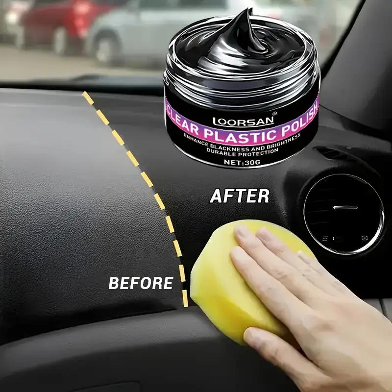 Car Tires and Plastic Repair Wax - Long-lasting Shine and Scratch repair|Enhance the Black Brightness of Tires,seats,and Bumpers