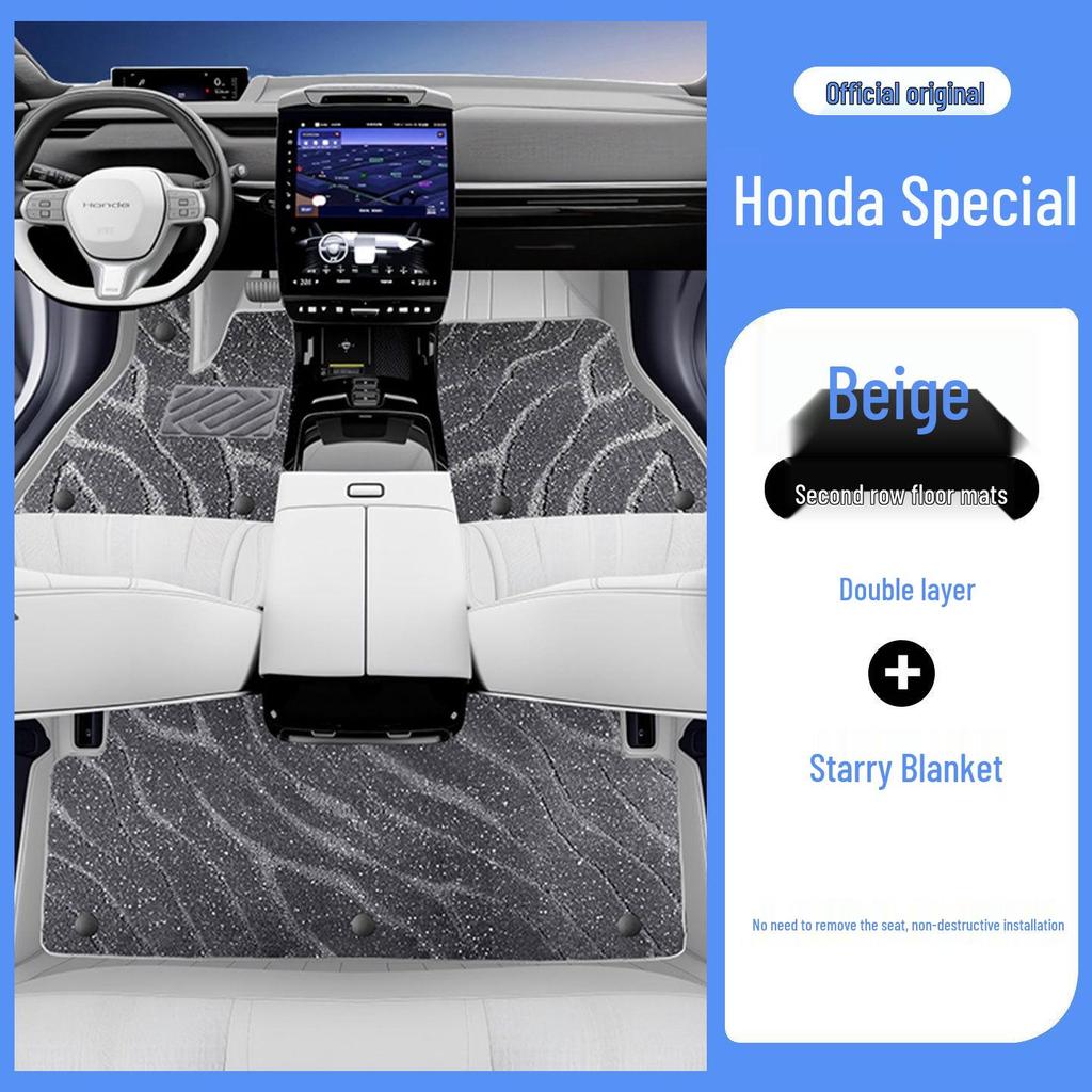 Umweltfreundliche, geruchlose Leder-Fußmatten für Honda P7 - Vollständiger Innenraumschutz.