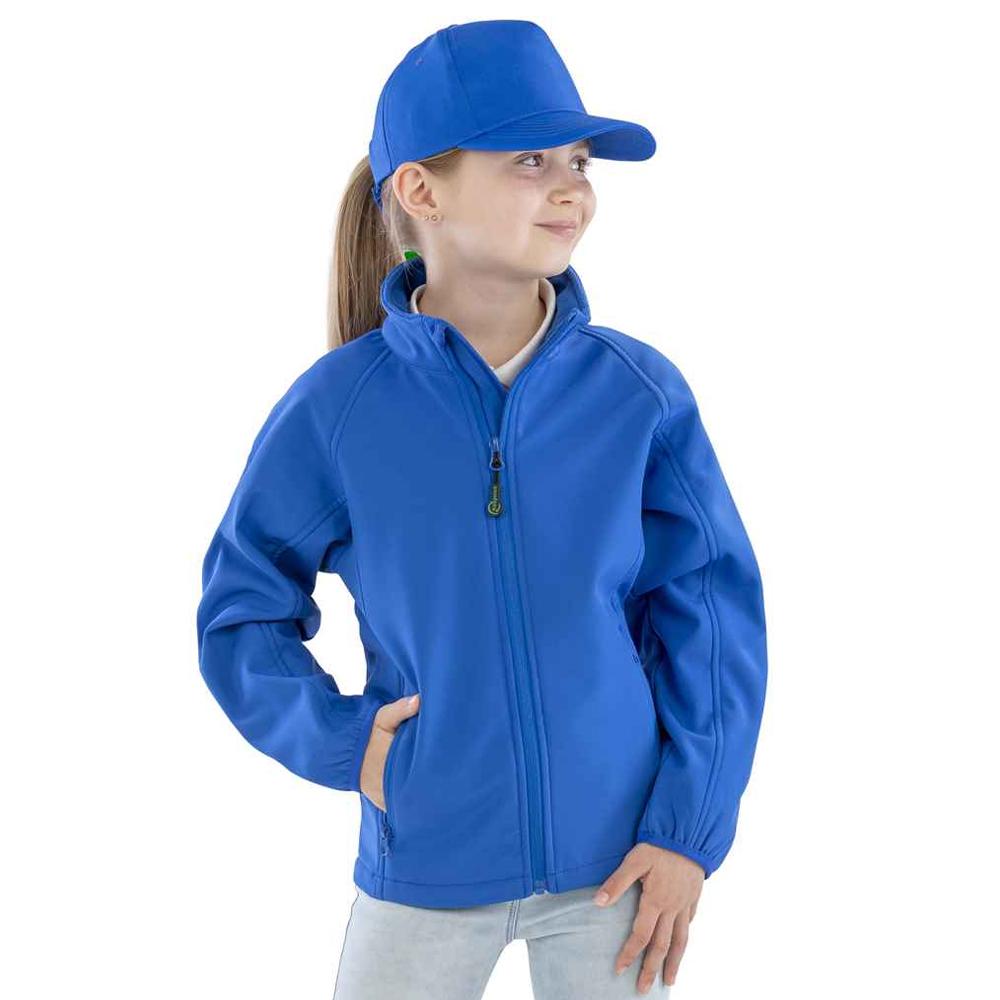 Result Genuine Recycled Childrens/Kids 2 Layer Printable Soft Shell Jacket