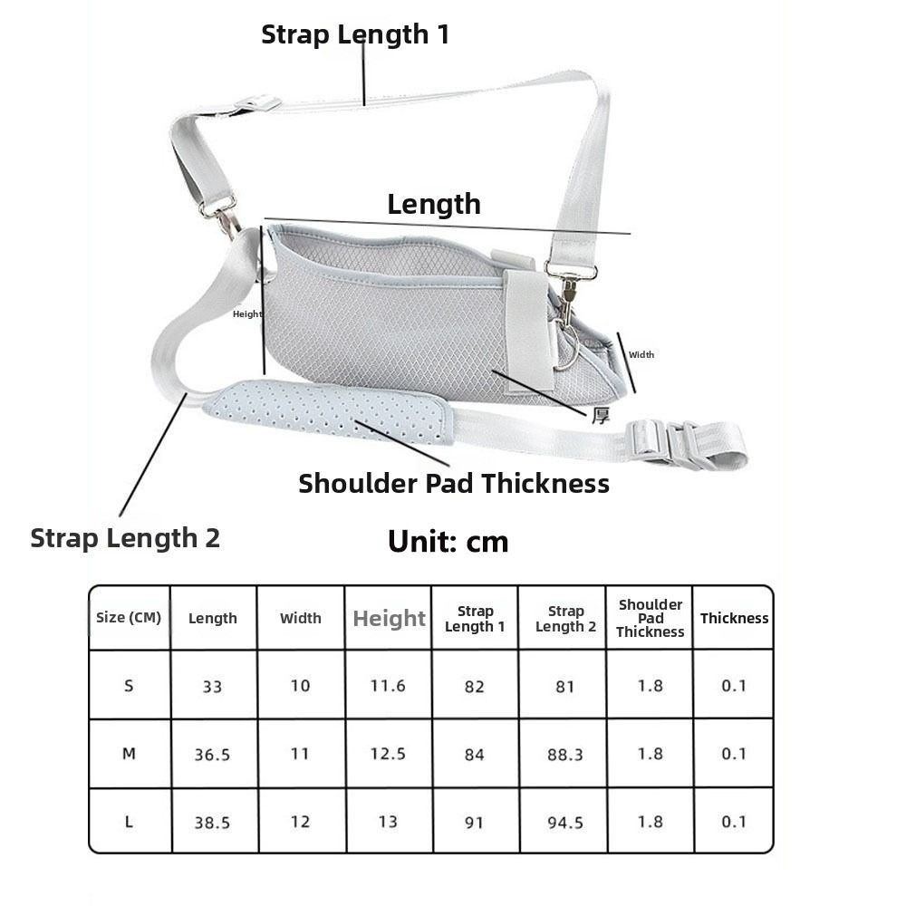 Wrist Support Arm Sling Brace Breathable Wrist Fixed Protector Elbow Support Strap Adult