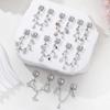Fashion Personalized DIY Chain Tassel Charm Bracelet Star Heart Butterfly Bow Pendant Bead 9MM Bracelet Stainless Steel Jewelry