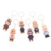 6Pcs Labubu Keychain Backpacks Key Pendants, Doll Pendant Hanging Decoration Keyring Card Gift, Stress-Relieving Accessory