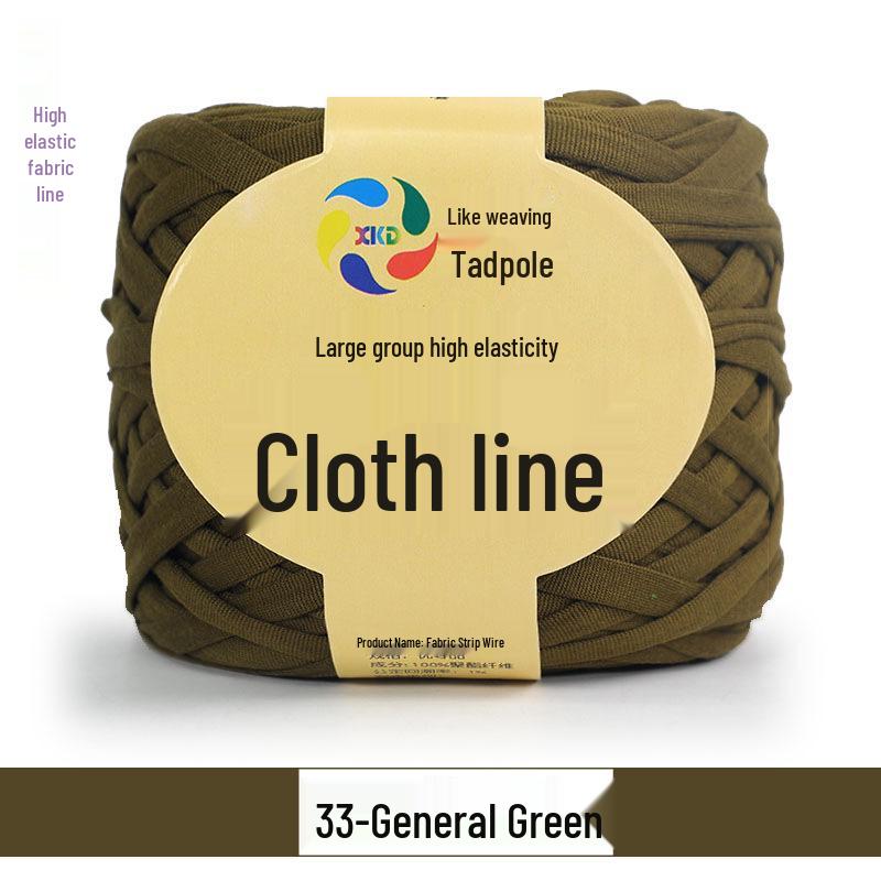 Hilo de Lana Grueso de Alta Elasticidad para Ganchillo, Tejido, Zapatillas DIY y Manualidades