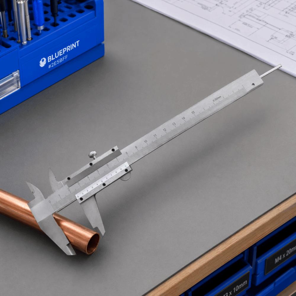 0-150mm Range Vernier Caliper Manual Non Digital Measurement Gauge Depth Caliper For Workpieces