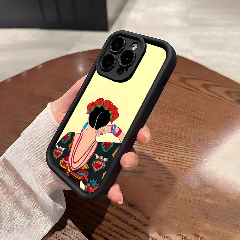 Fashion F-Frida Kahlo Phone Case For IPhone 17 Pro Max 15 Pro 16 14 Plus 12 13 Mini 11 Pro Shockproof Soft Cover
