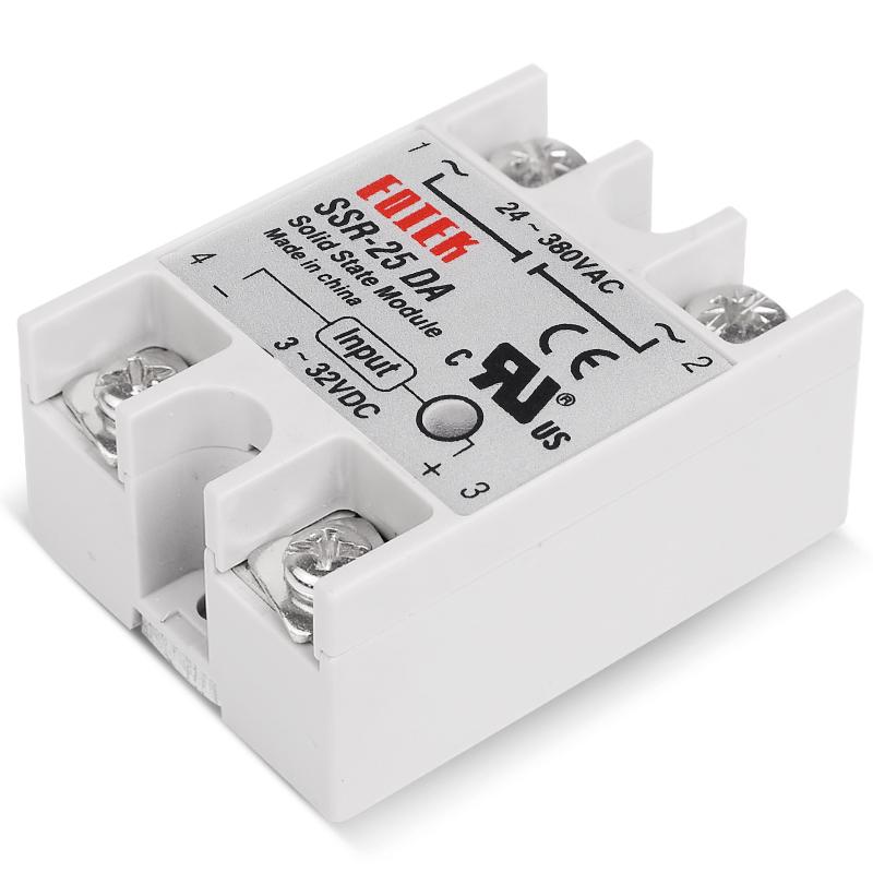 Solid State Relay 10A 25A 40A Single Phase Module 3-32V Input DC 24-380V AC Output High Quality SSR-10DA SSR-25DA SSR-40DA Relays 5