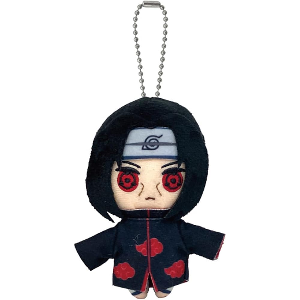Bandai Namco Nui Naruto Shippuden Itachi Uchiha Ball Chain Mascot Keychain Collectible