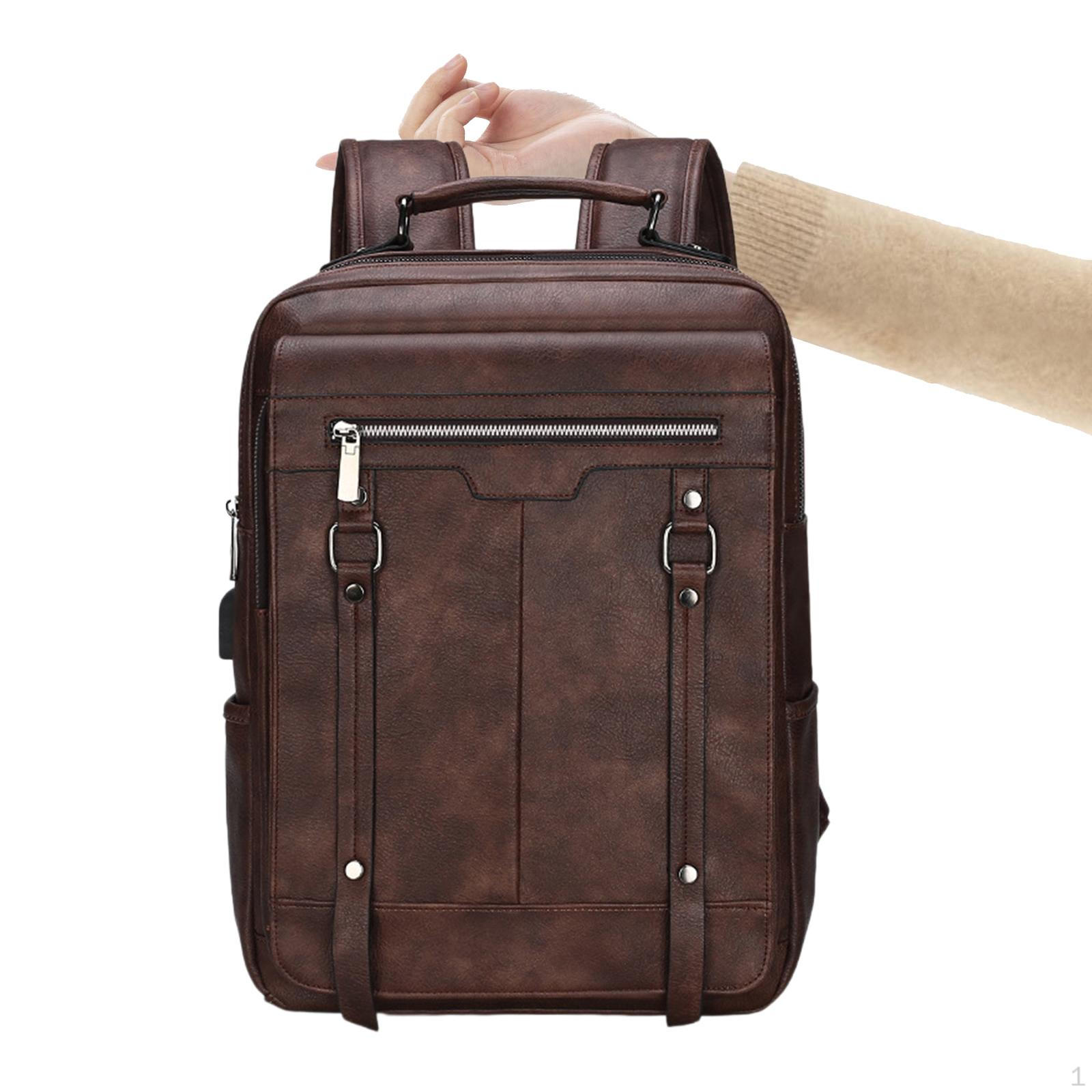 

Рюкзак Adventure для мужчин - стильный и просторный дорожный рюкзак коричневый