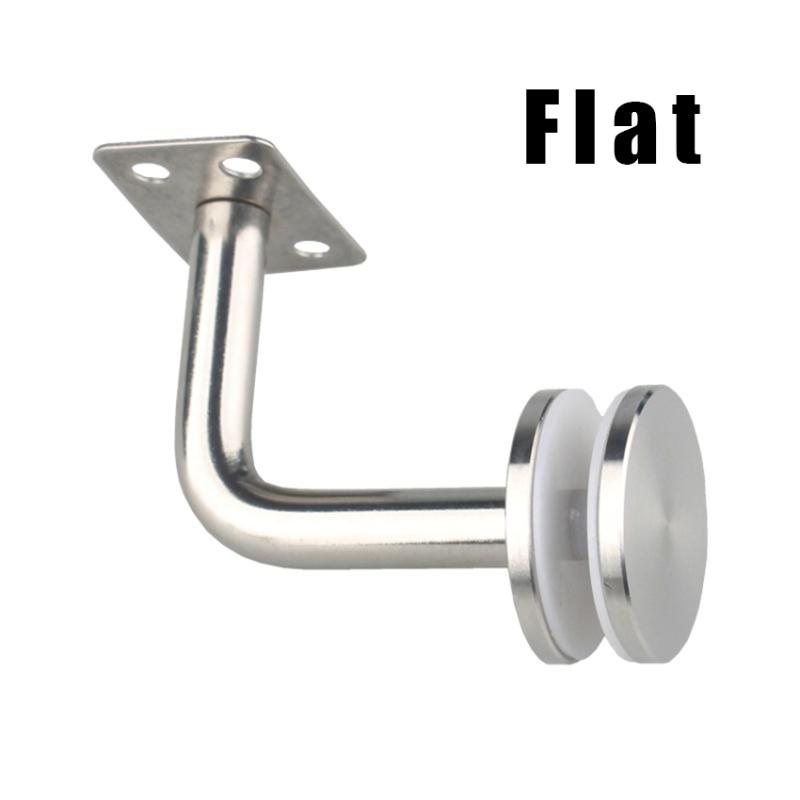 Stainless Steel Handrail Bracket Heavy Duty Rust Resistant Coating Easy to Mount for Home DIY Stair Railing Project