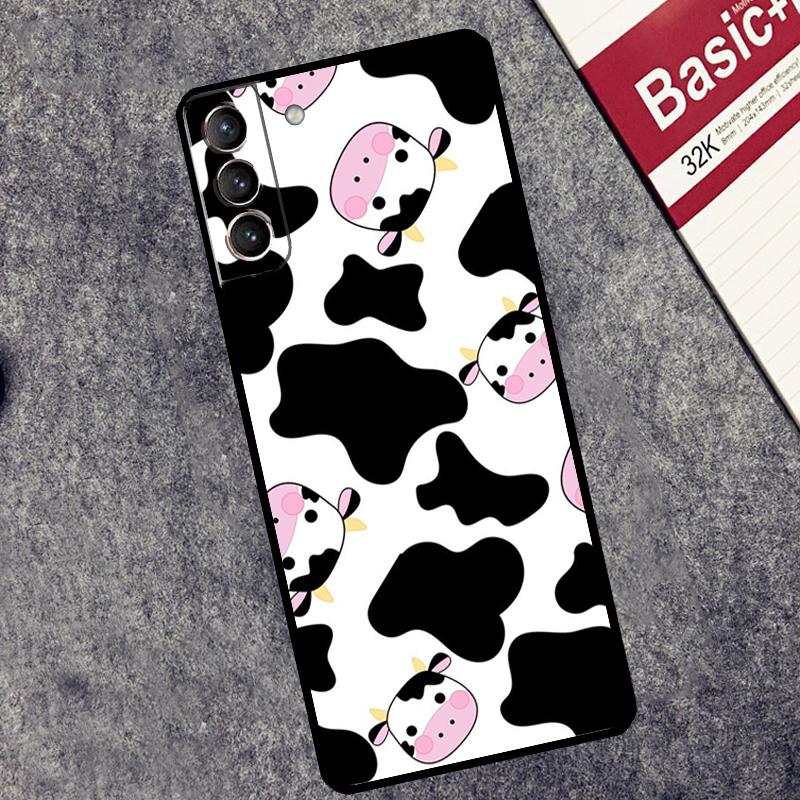 Cut Cow Case For Samsung Galaxy S26 S25 Ultra S20 S21 S22 S23 S24 Ultra S10 Plus S25 FE Cover Coque
