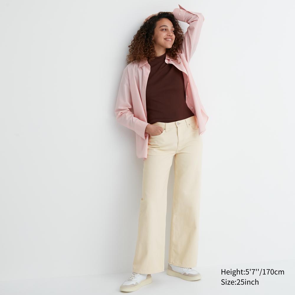 

Широкие мешковатые джинсы с низкой посадкой UNIQLO 30 NATURAL/30inch