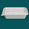 Disposable 500ml Rectangular Corn Starch Takeout Container