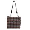Autumn and winter large-capacity plaid bag women's tote bag versatile commuter shoulder bag woolen 2025 autumn and winter new women's bag