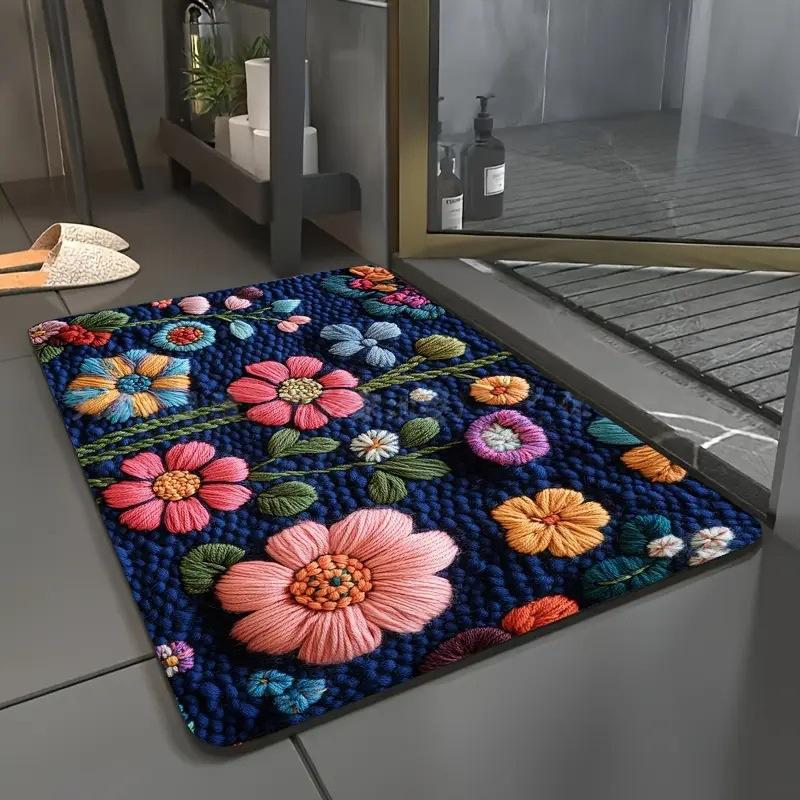 Living Room Entrance Carpet Kitchen Bathroom Bathroom Door Mat Dirt Resistant Floor Mat