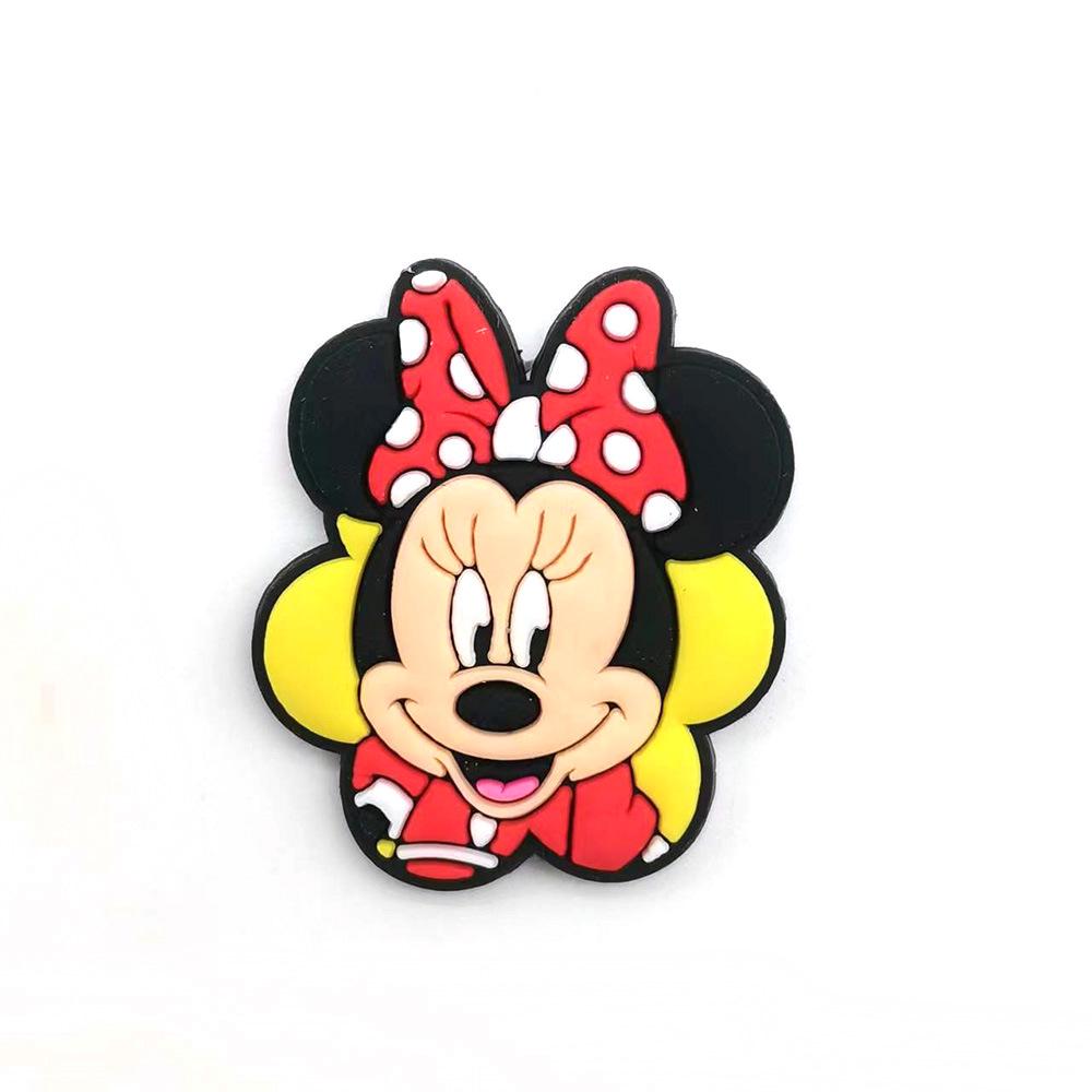 

Очаровательные мультяшные пряжки для украшения обуви Микки и Минни - Милые цветы и индивидуальные DIY аксессуары