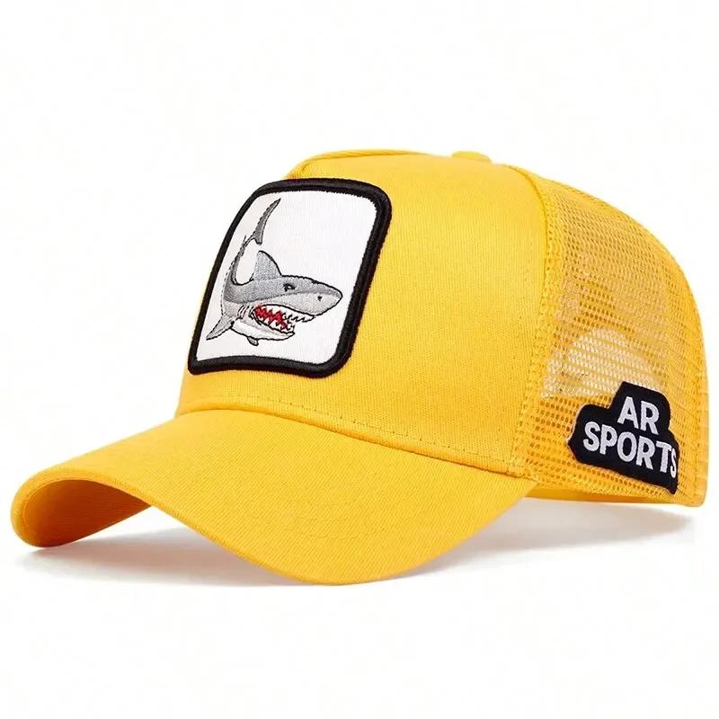Rete Ricamo Animale Cappello Gallo Maschile e Femminile Cappellino da Baseball Animale Hip Hop Cappello Anatra Adatto Per Sport all'Aperto Visiera da Pesca
