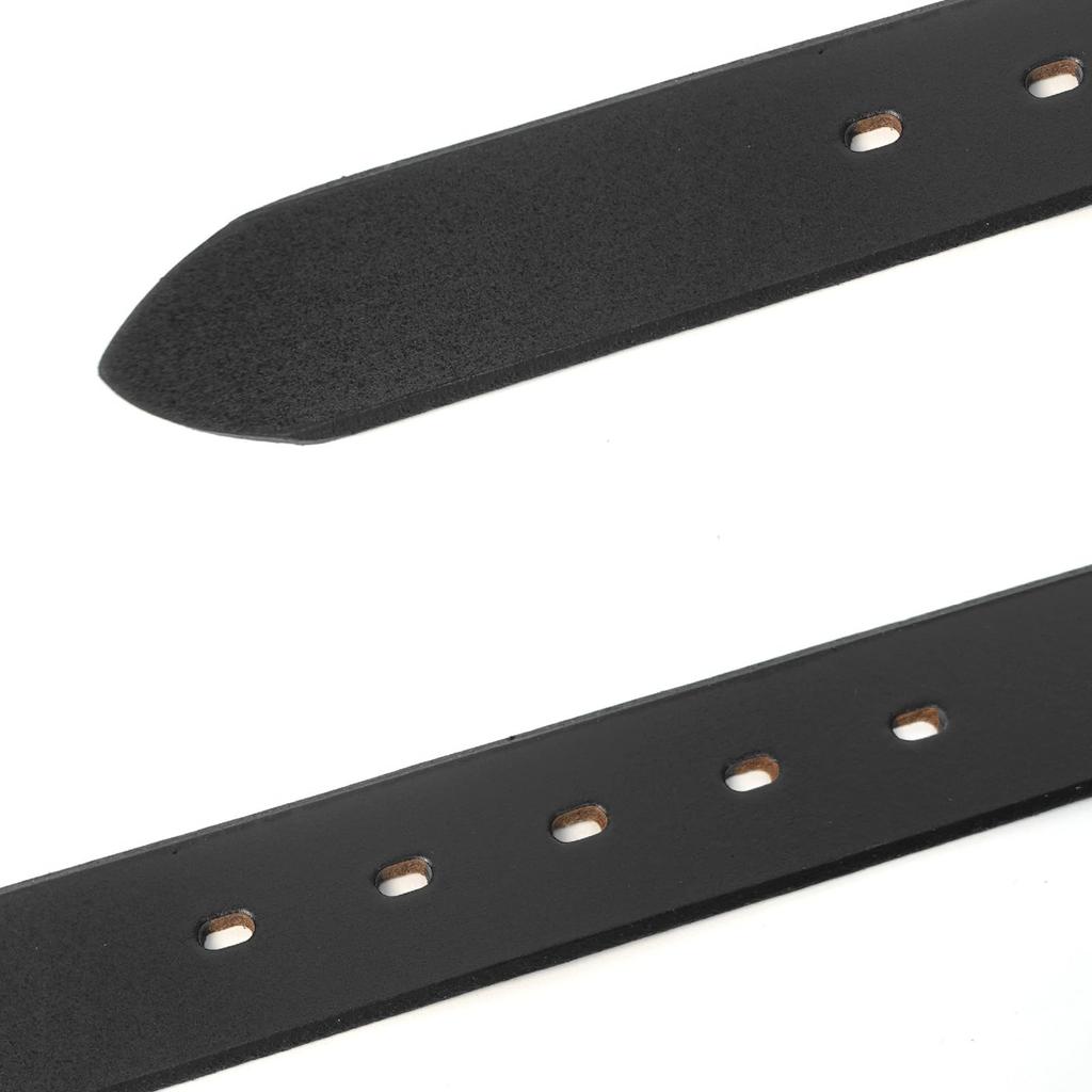 Belt, 35mm Wide, 117cm Long, Made In Japan, Cowhide Leather, Single Fold, Deep Bevel, 0111126