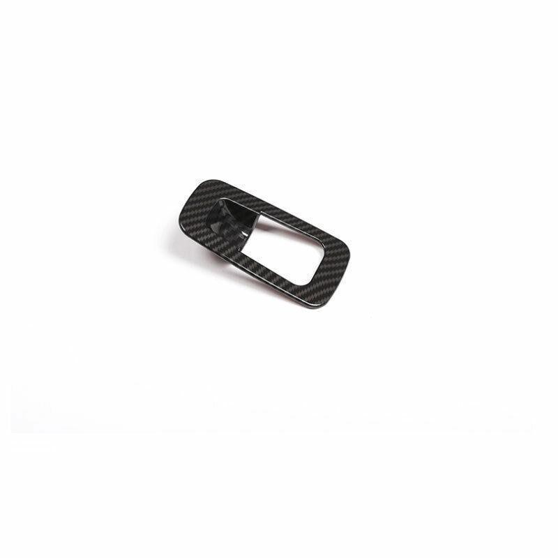 For Benz C-Class 2015-2021 Carbon Fiber Electronic Handbrake Frame Cover Trim 1*